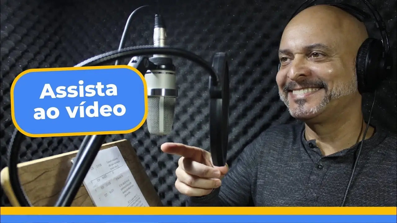 Assista ao vídeo sobre o curso de dublagem